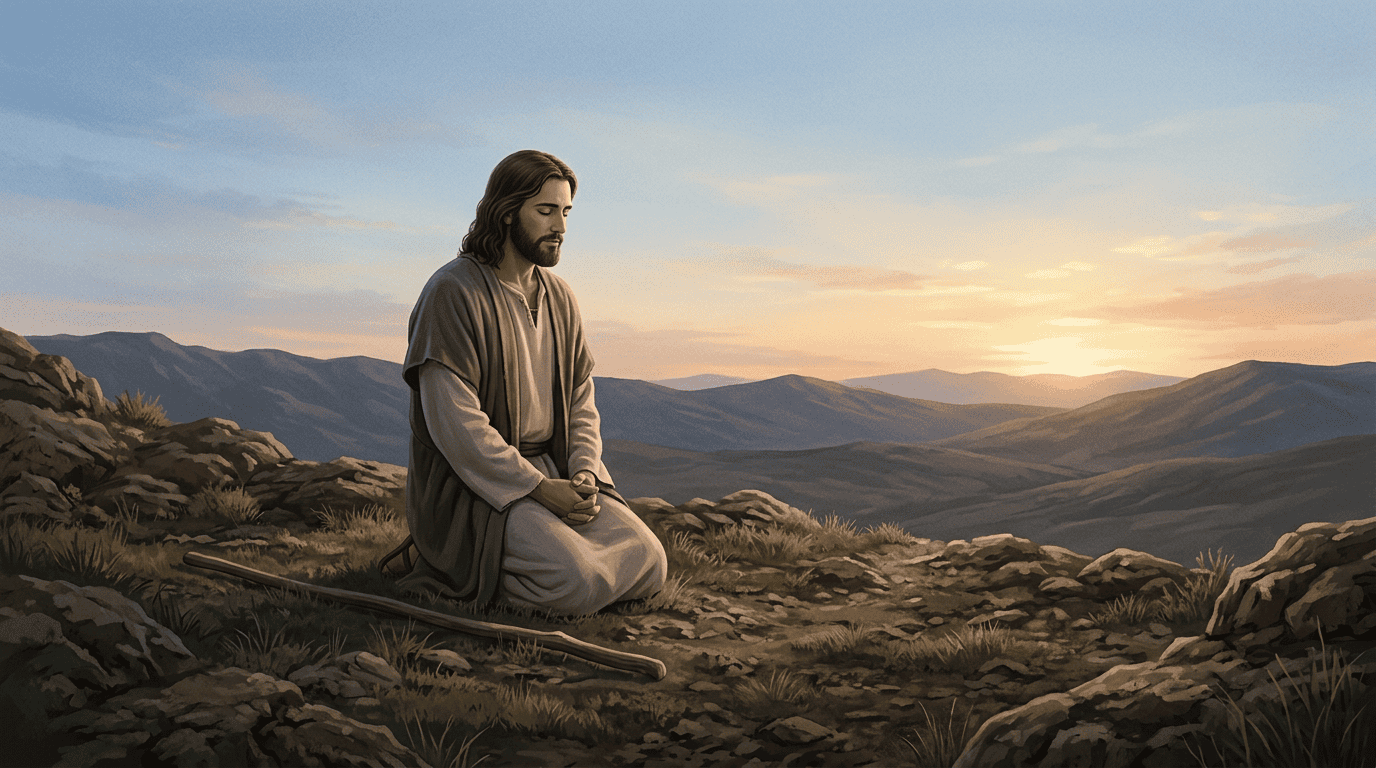 Jesus demonstrated that even the Son of God prioritized intentional solitude and prayer as essential spiritual disciplines.